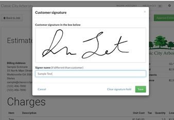 signature required